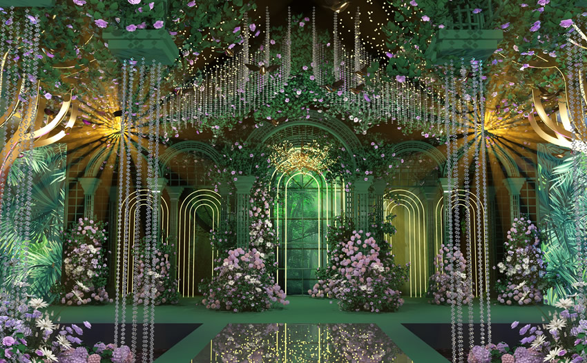 婚礼堂效果展示 婚礼堂效果展示