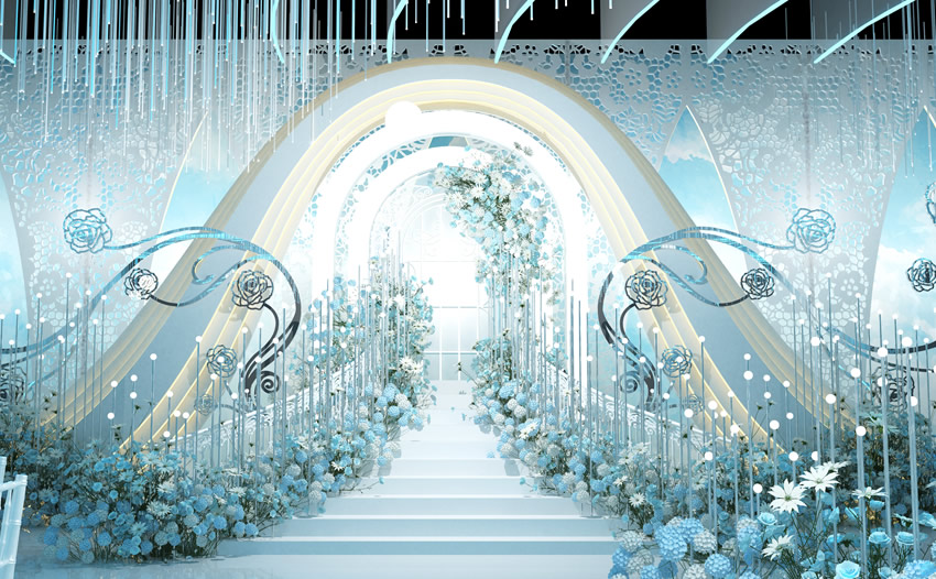 福山釡香烙馍村水晶厅效果展示